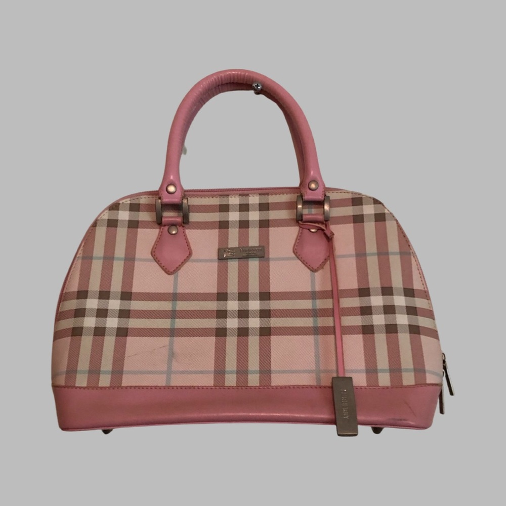 A Burberry bowling bag